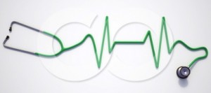 83941-3d-Green-Stethoscope-With-A-Graph-Poster-Art-Print