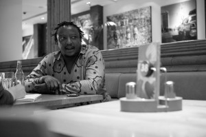 Binyavanga WinyamaBinyavanga Wainaina at Eustone Station | London